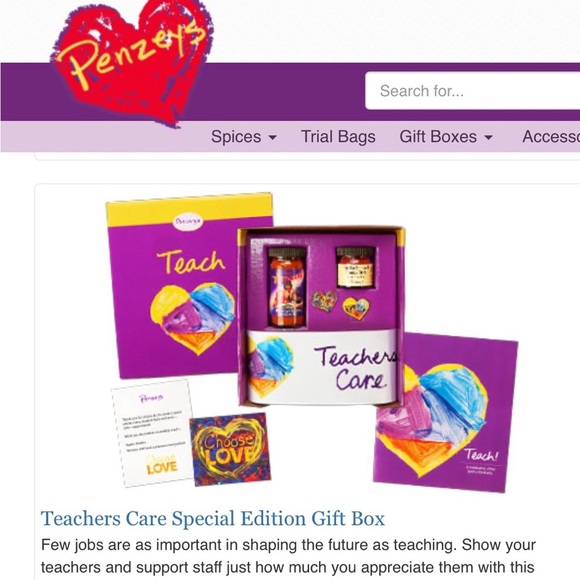 Penzey’s 'Teach' Spice Box - Picture 4 of 4